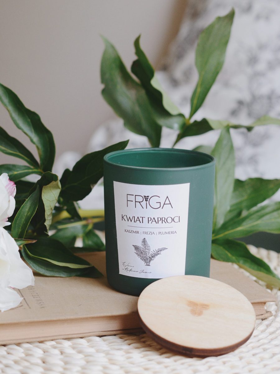 Mała Świeca Kwiat Paproci2 165g Friga|candleroom.pl