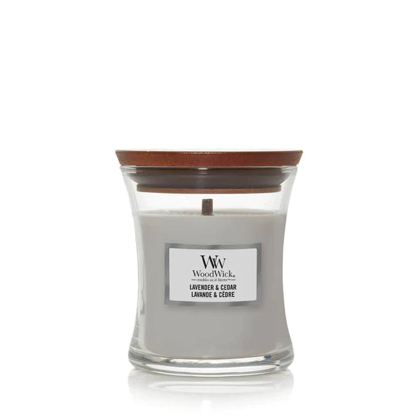 Mała Świeca Lavender & Cedar WoodWick Candle