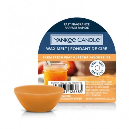 Wosk Farm Fresh Peach Yankee Candle|candleroom.pl