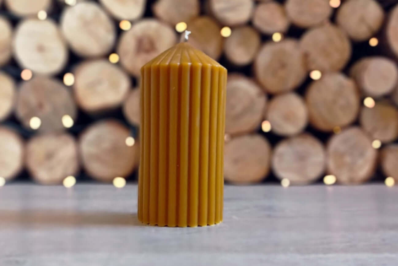 Świeca z Wosku Pszczelego 14,5cm|Candle Room