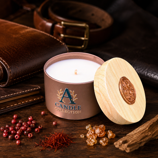Świeca Leather 90g