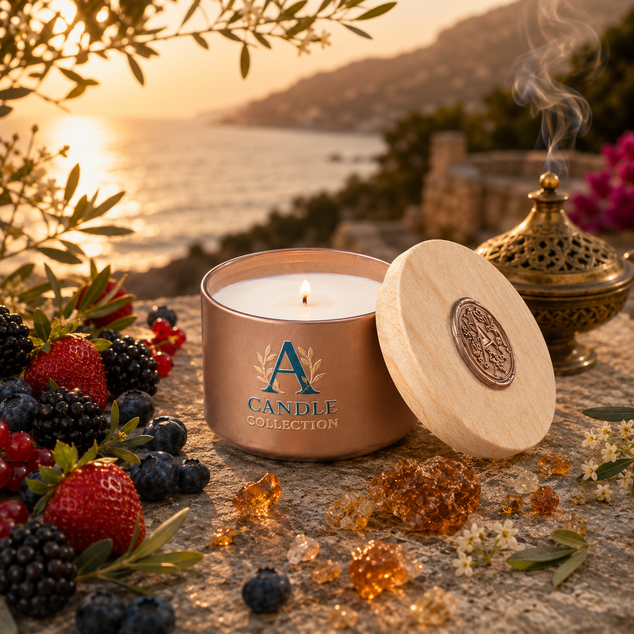 Świeca Berries & Frankincense 90g