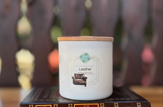 Świeca Leather 520g|Skóra|Candle Room