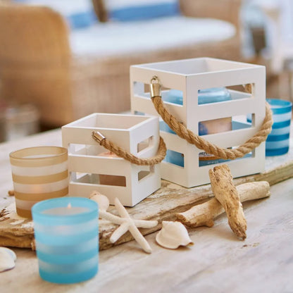 Świecznik na Tealight/Votive Coastal Stripe